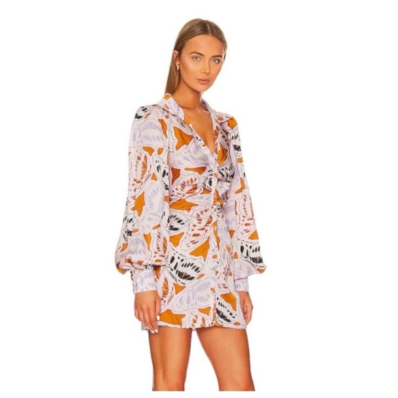 For Love And Lemons Multicolor Patterned Dress - Picture 3 of 8